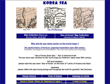 Tablet Screenshot of koreasea.net
